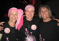 Ellen & Mark Stephenson with Robin Maynard for Pinktober Fest